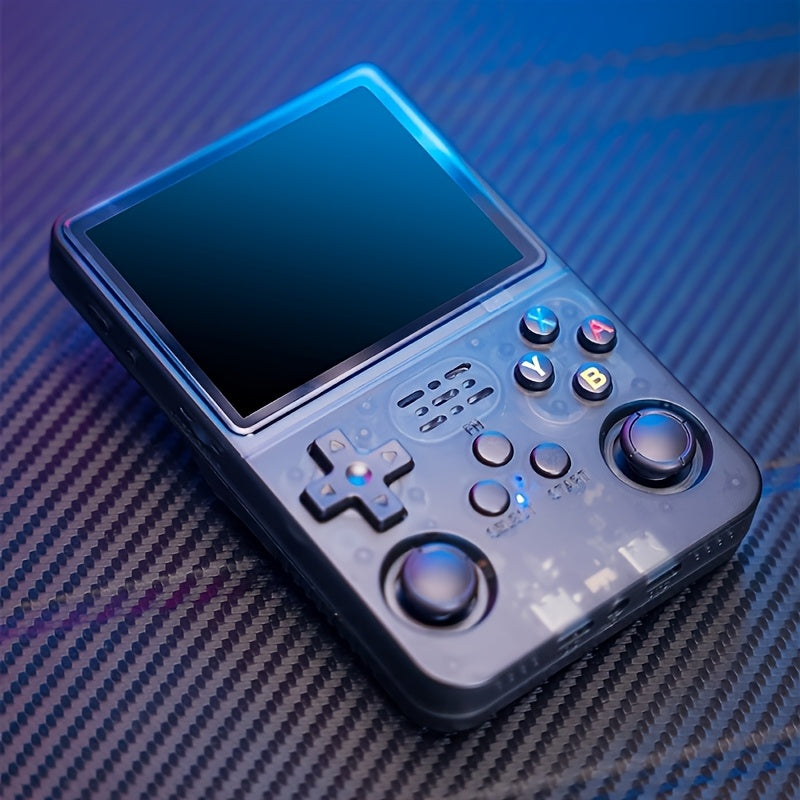 R36S Retro Game Controller Handheld - Portable Gaming Console with 3.5" IPS Screen, 64GB Internal Storage, USB-C Charging, Linux OS - Compatible with 20+ Emulators for NES,, GBA, PSP, PS1, N64, Game Boy - Ideal Gift for Gamer