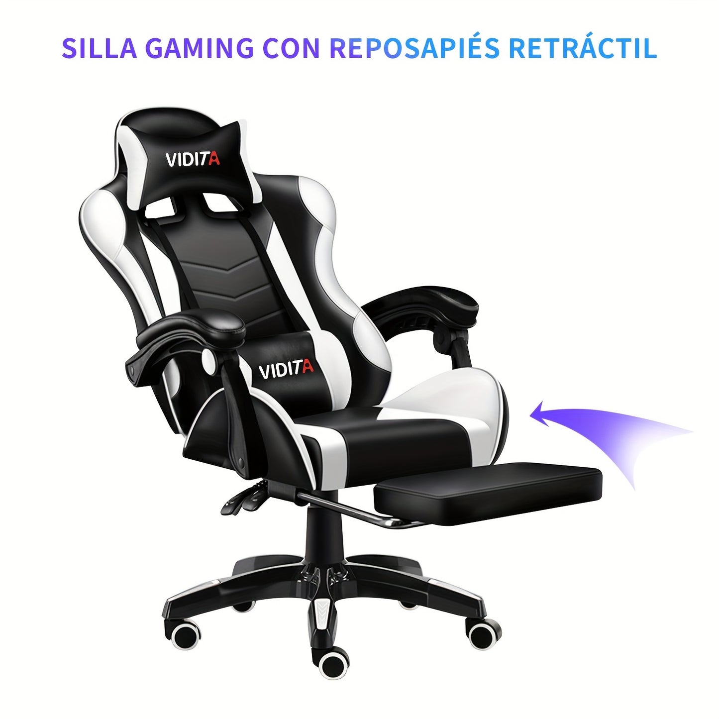 Ergonomic Gaming Chair for Adults and Teens - Racing Style PC Office Chair with Lumbar Support