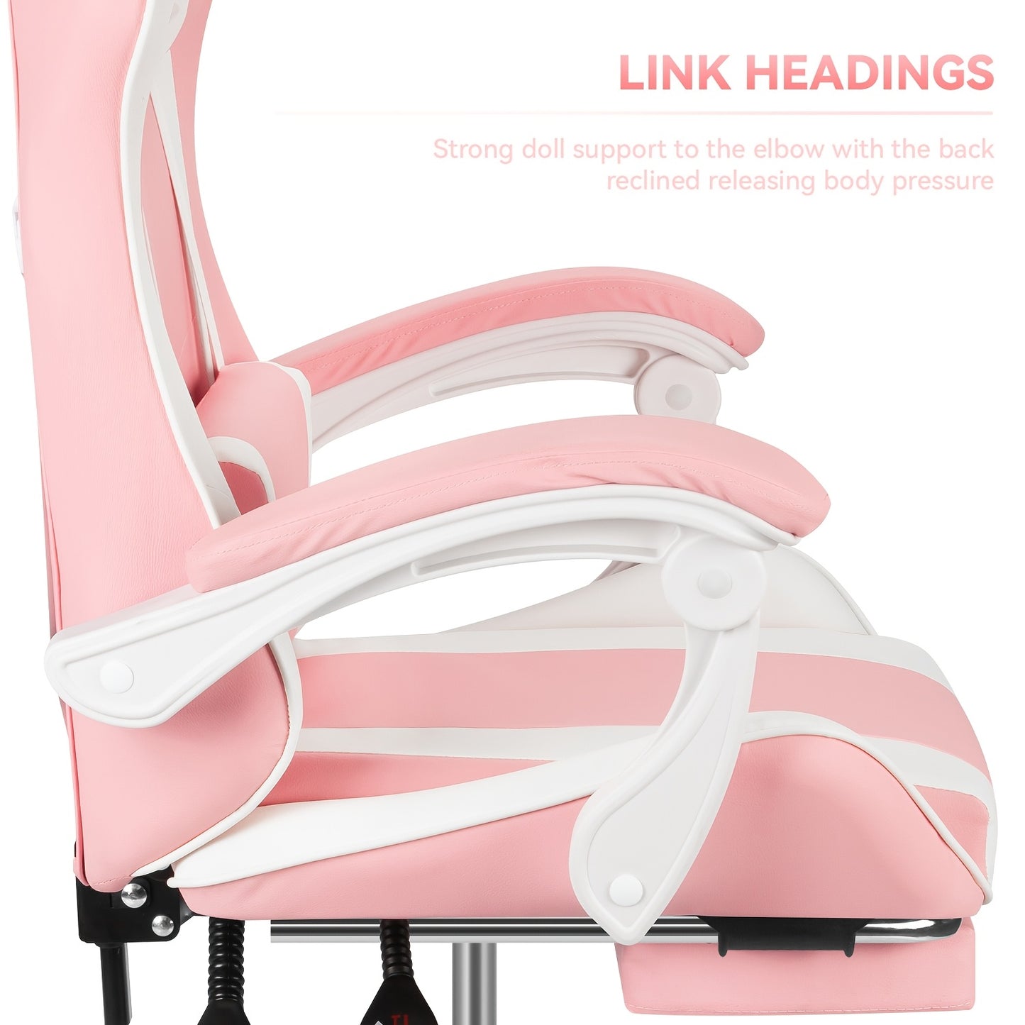 Ergonomic Gaming Chair for Adults and Teens - Racing Style PC Office Chair with Lumbar Support