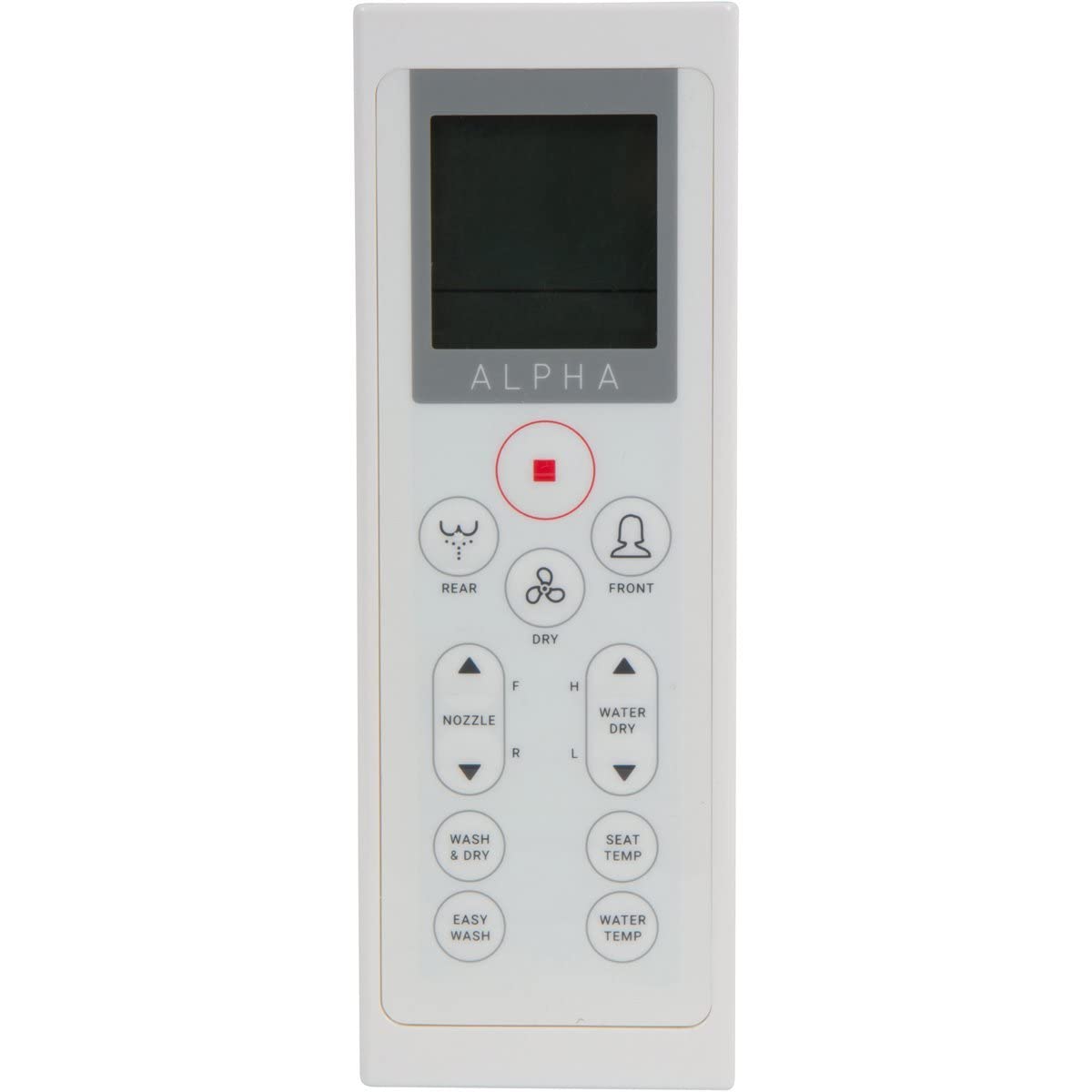 Alpha JX asiento para inodoro o bidé con tapa, color blanco, luz LED, funcionamiento silencioso, control remoto inalámbrico., JX-EW, 1460.00watts, 110.00 volts
