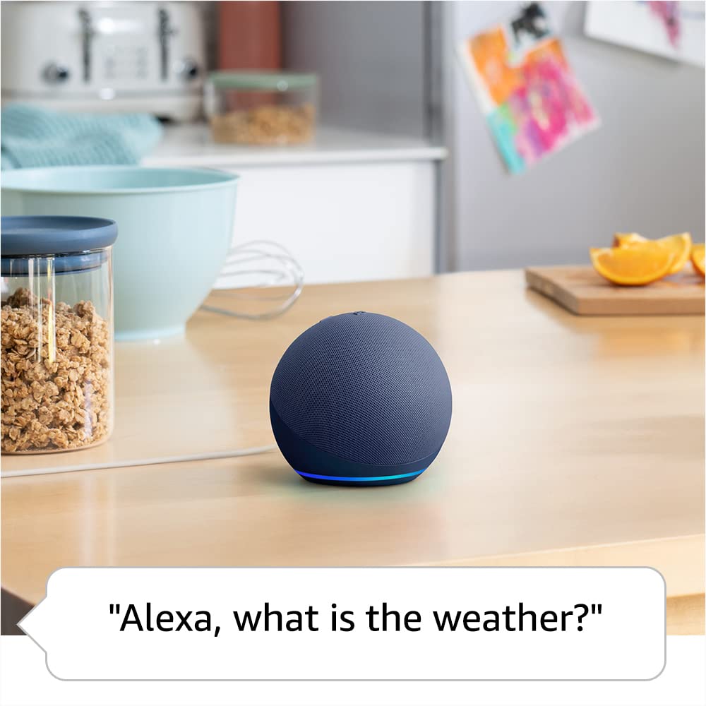Amazon Echo Dot (modelo más reciente): parlante Alexa con sonido vibrante, ideal para dormitorios, comedores y oficinas (carbón)