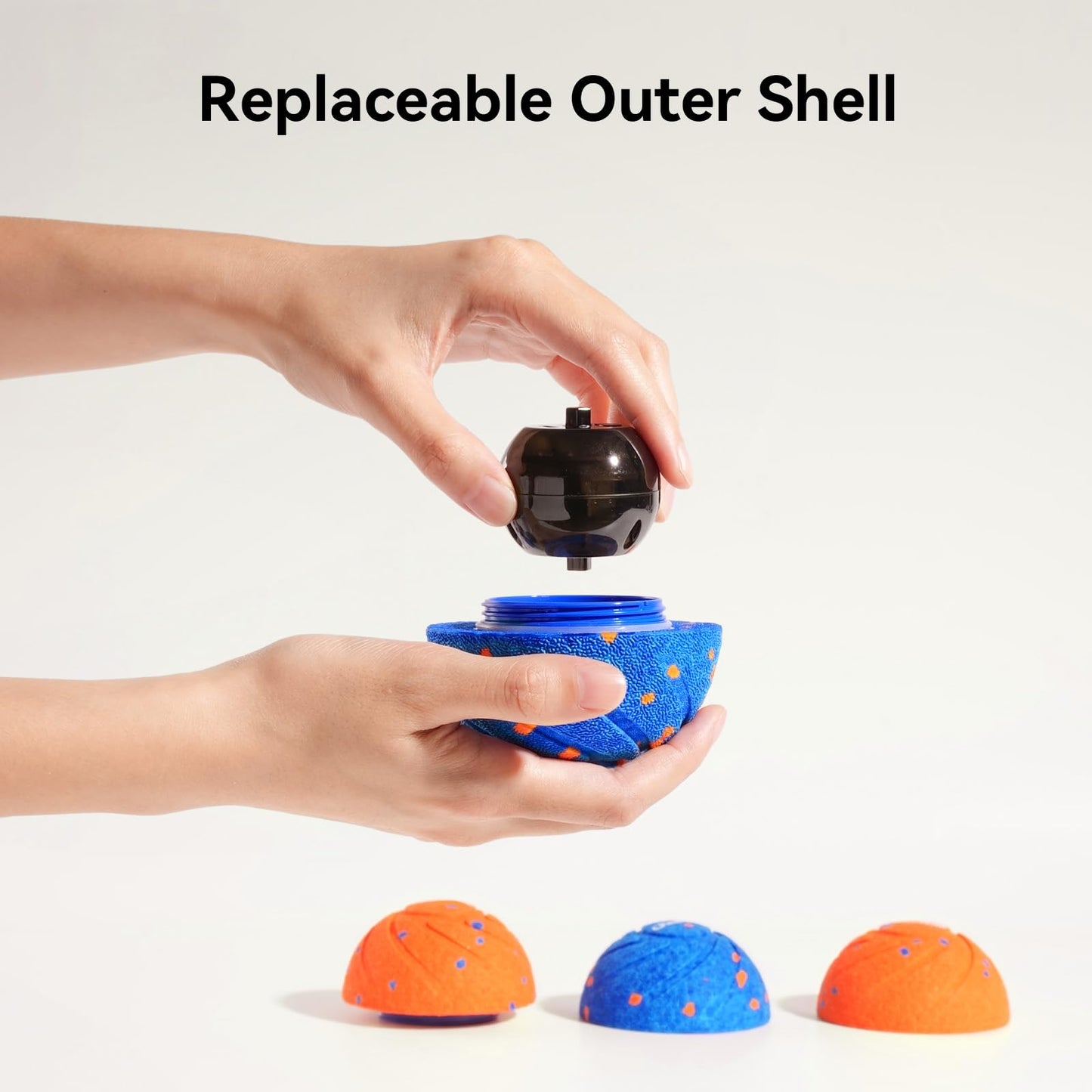 Cheerble Juguete interactivo inteligente para perros, Wicked Ball AIR, movimiento automático, rebote y rotación, material E-TPU, clasificación impermeable IPX7, bola rodante activa para perros