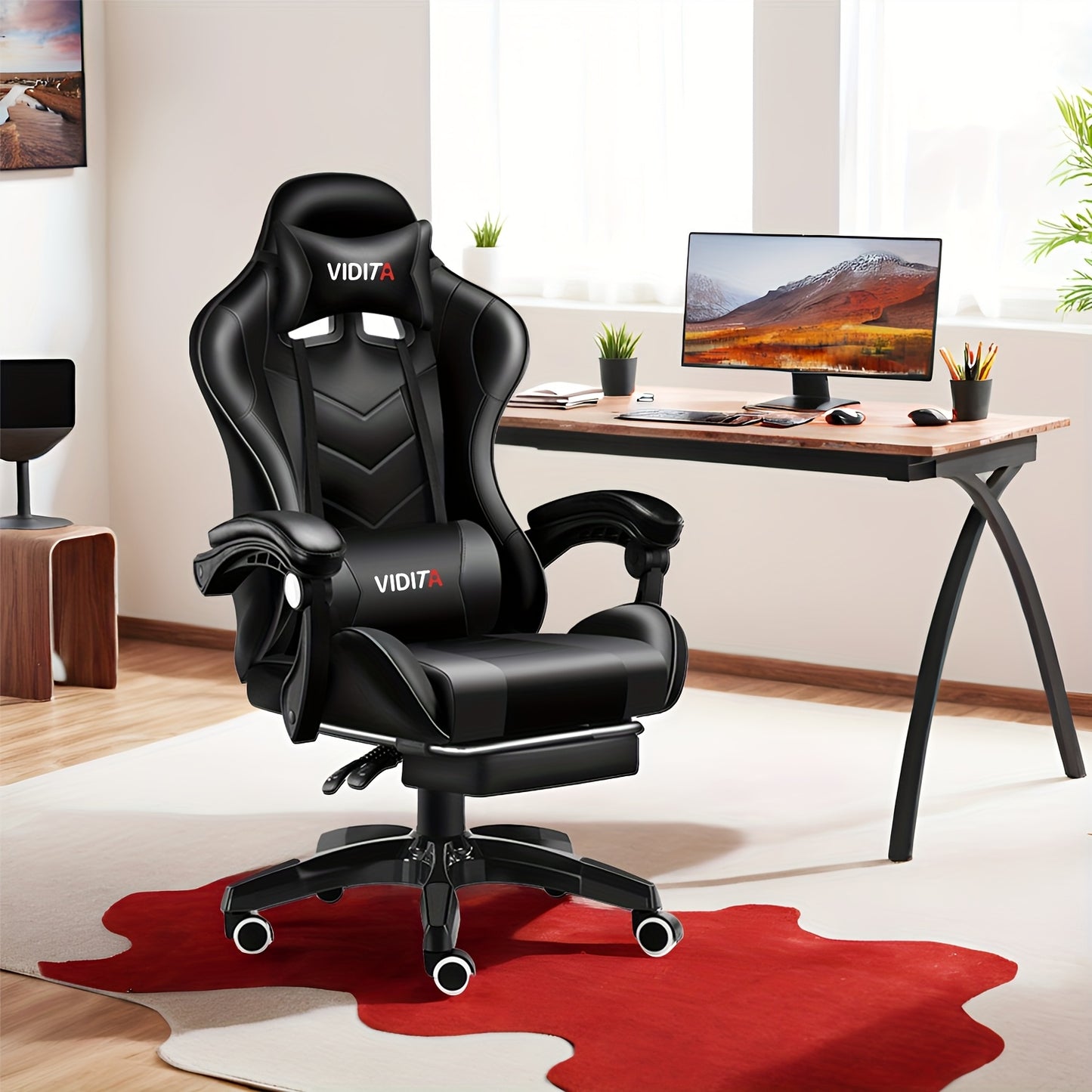 Ergonomic Gaming Chair for Adults and Teens - Racing Style PC Office Chair with Lumbar Support