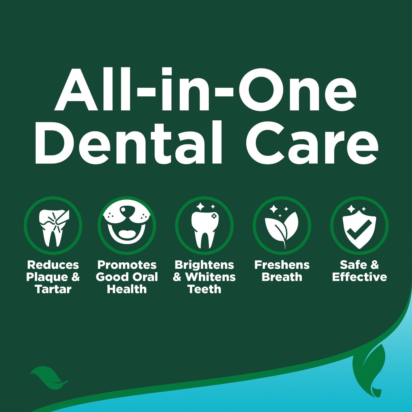 Vet's Best Dog Toothpaste & Dog Toothbrush, Dental Kit, Plaque Remover for Teeth, Whitens Teeth, Freshens Canine Breath, Veterinarian Formula, Finger Toothbrush Included