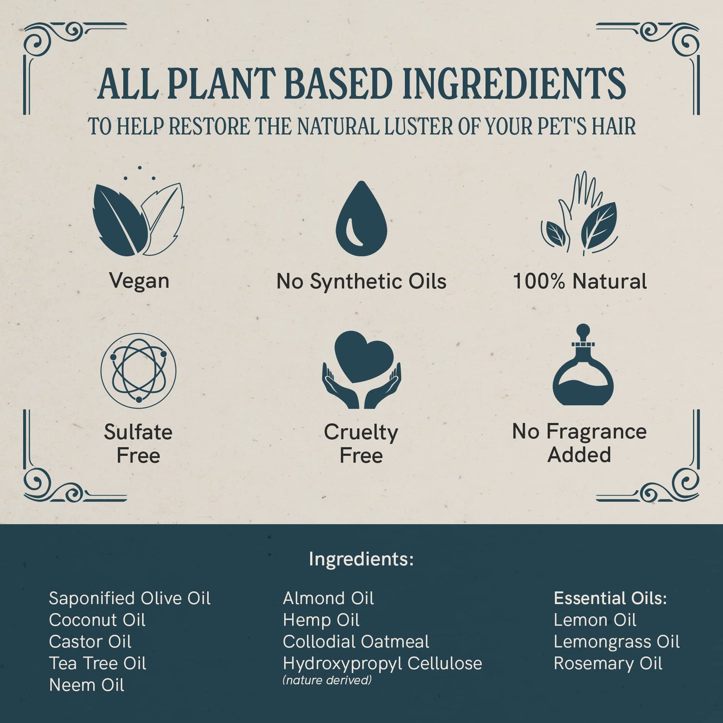 JR Liggett’s Natural Liquid Small Animal Shampoo for Sensitive Skin - 100% Detergent Free, Non-GMO & Biodegradable - Tear-Free, Hypoallergenic Formula Soothes Dry Itchy Skin - 8.45 fl oz