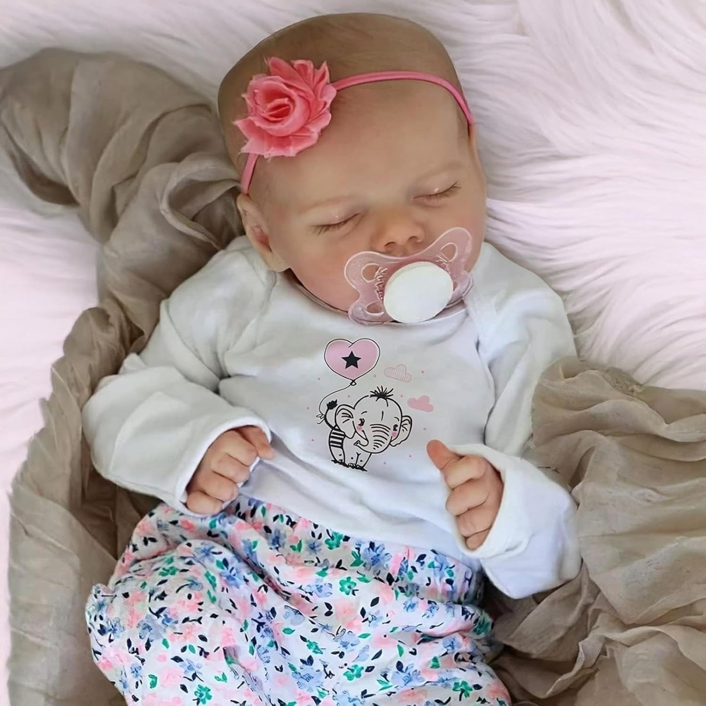JIZHI - Muñecas Reborn de cuerpo de vinilo de 17 pulgadas lavable y realista con ropa y accesorios de juguete para niños de más de 3 años