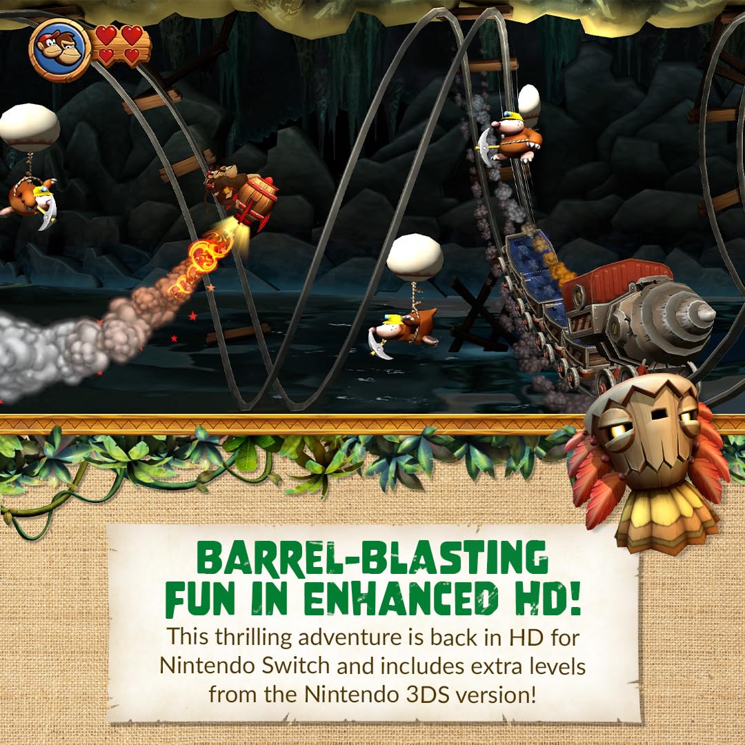 Donkey Kong Country Returns HD Nintendo Switch World Edition