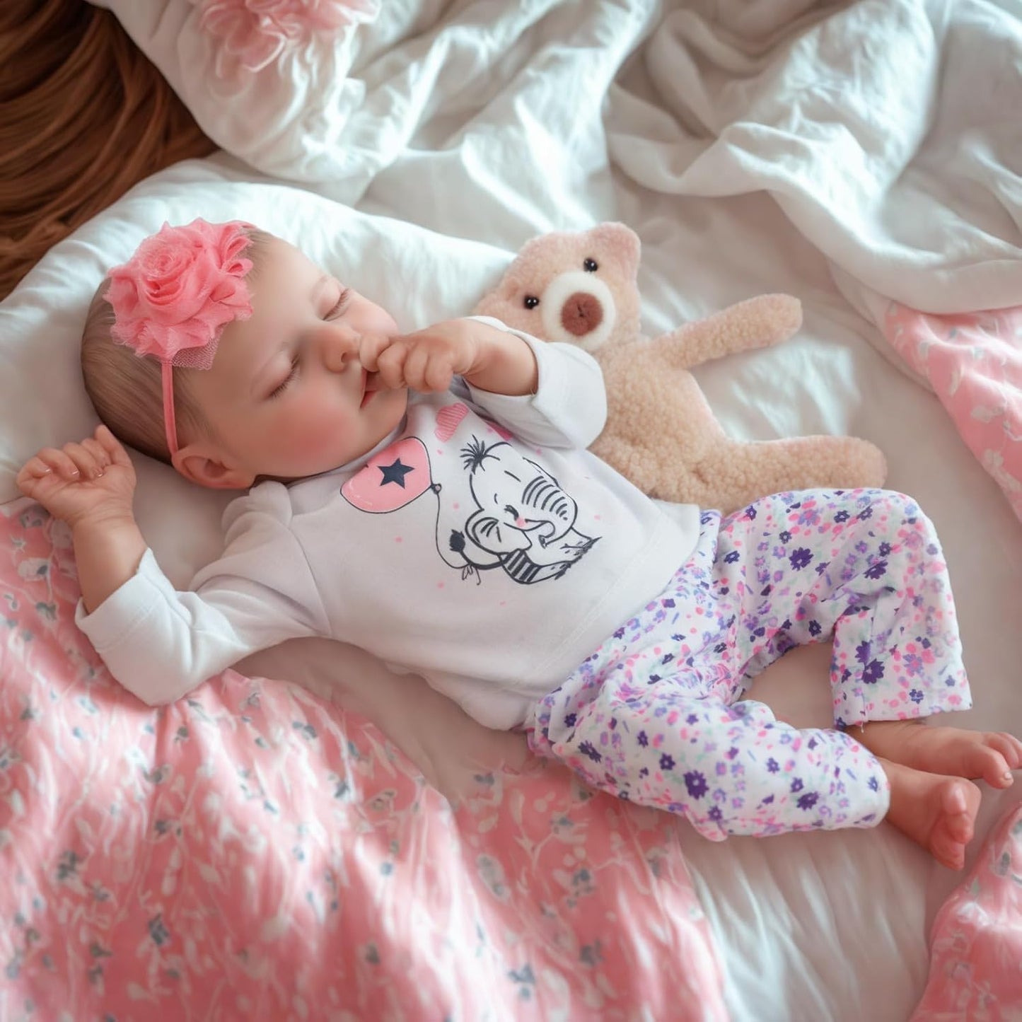JIZHI - Muñecas Reborn de cuerpo de vinilo de 17 pulgadas lavable y realista con ropa y accesorios de juguete para niños de más de 3 años