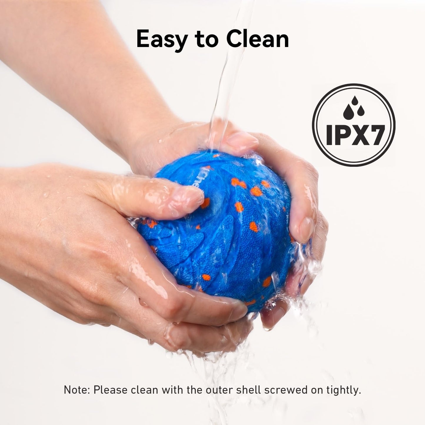 Cheerble Juguete interactivo inteligente para perros, Wicked Ball AIR, movimiento automático, rebote y rotación, material E-TPU, clasificación impermeable IPX7, bola rodante activa para perros