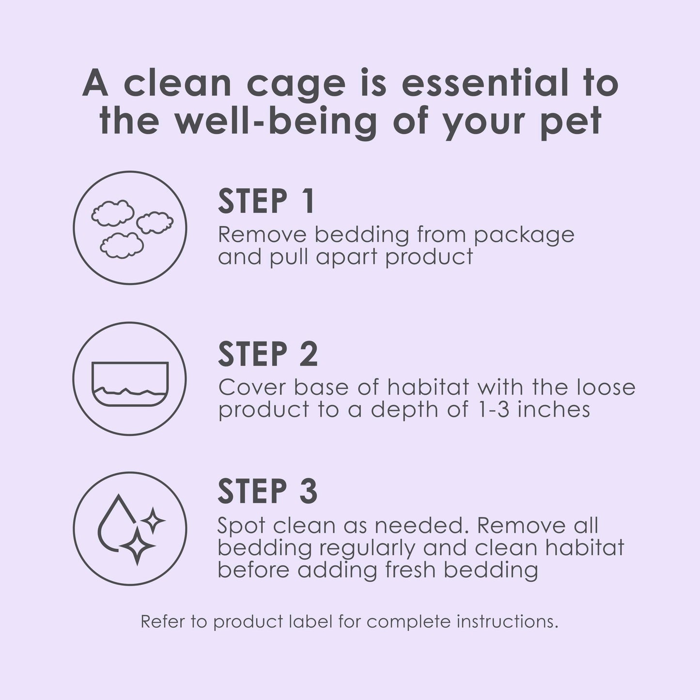 Kaytee Clean & Cozy Lavender Bedding For Pet Guinea Pigs, Rabbits, Hamsters, Gerbils, and Chinchillas, 49.2 Liters