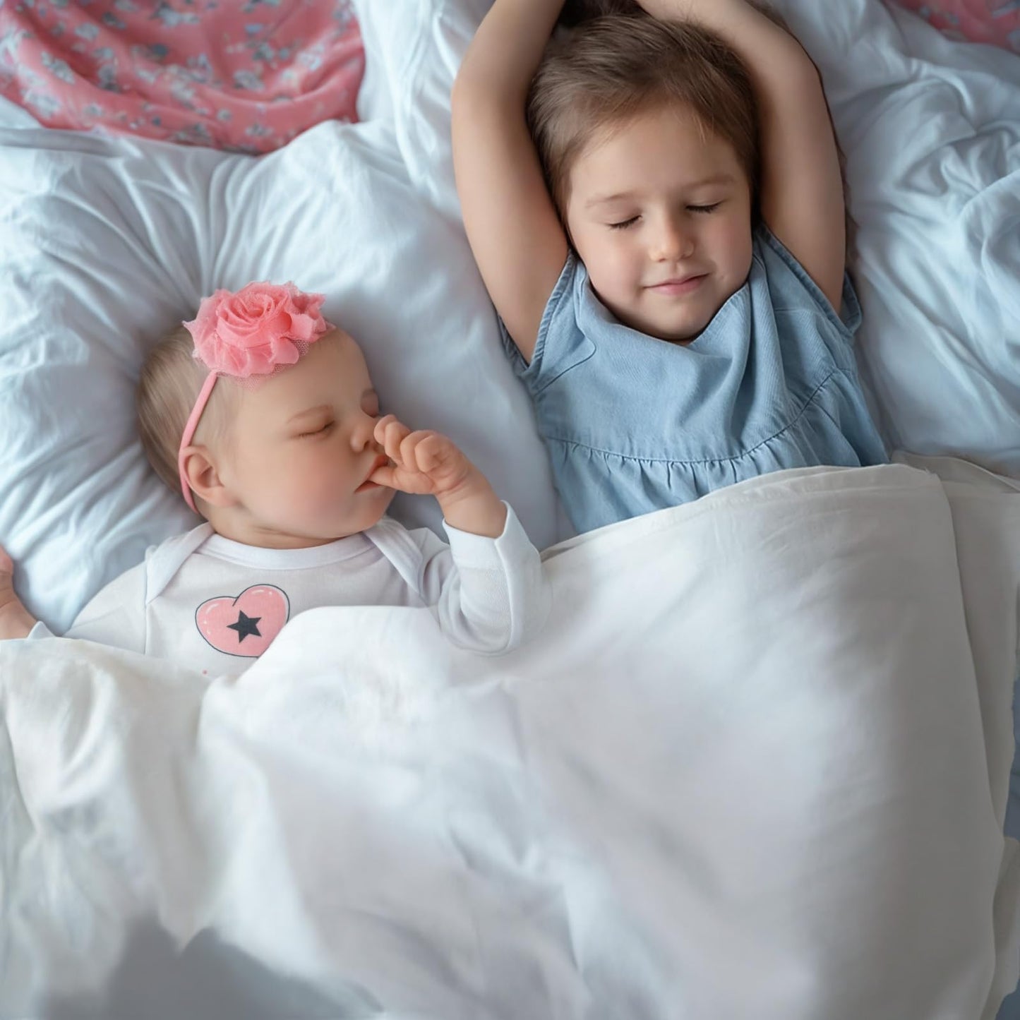 JIZHI - Muñecas Reborn de cuerpo de vinilo de 17 pulgadas lavable y realista con ropa y accesorios de juguete para niños de más de 3 años