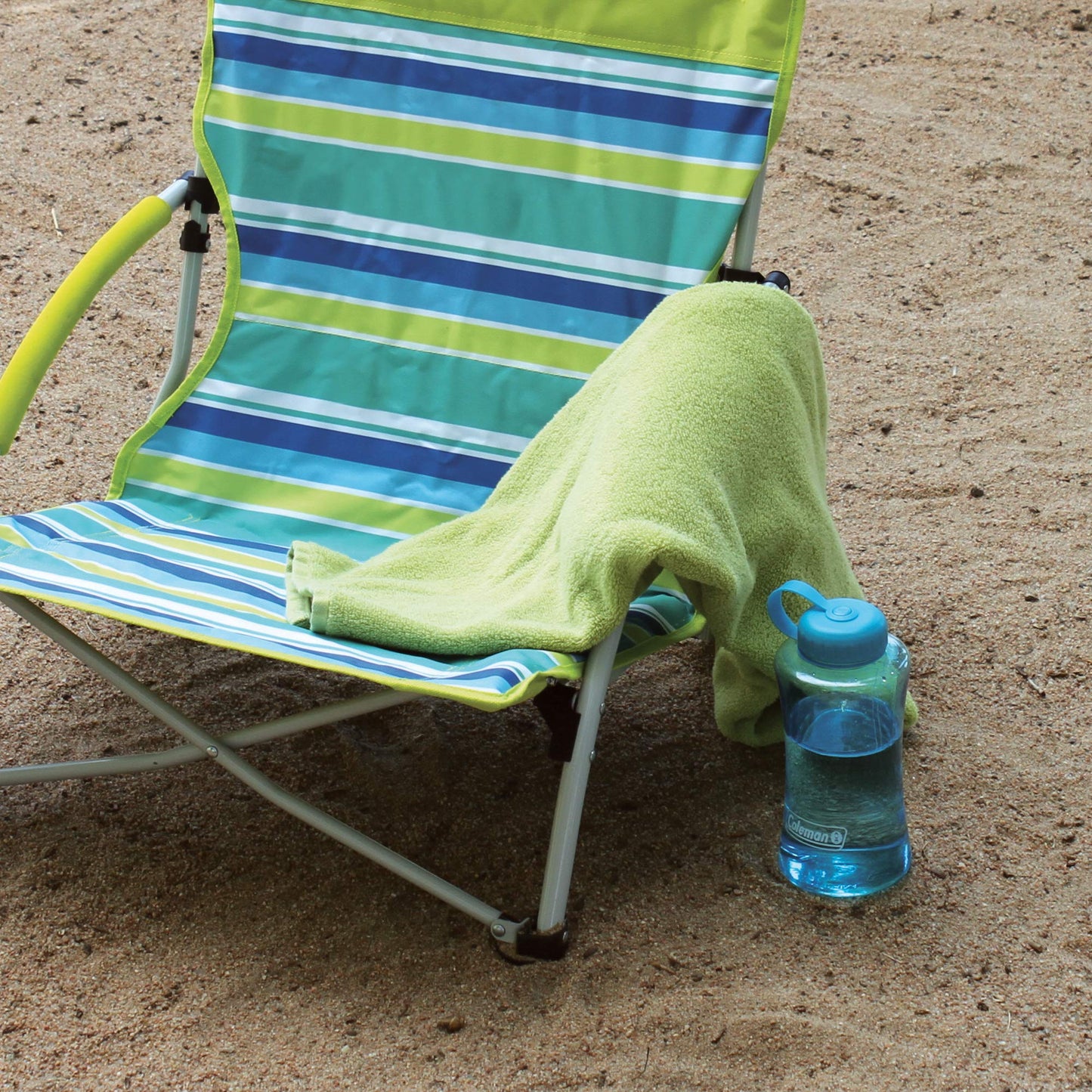 Silla de playa ligera Coleman Utopia Breeze con portavasos