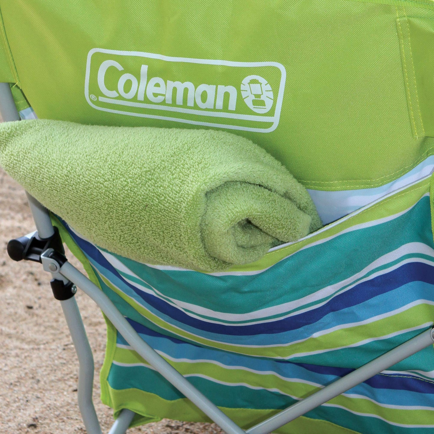 Silla de playa ligera Coleman Utopia Breeze con portavasos
