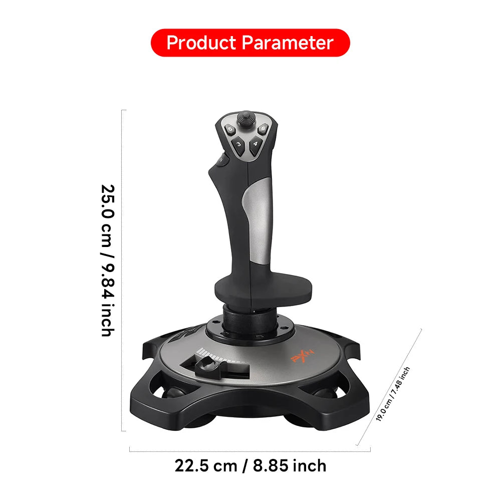 Controlador de simulación de vuelo PXN-2113 Pro, Joystick para PC, accesorios de juego de escritorio