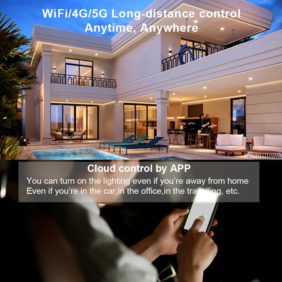 Tuya WiFi LED controlador Alexa Google Home Control de voz RGB RGBW CCT tira de LED controlador inteligente aplicación BT RF remoto 2,4G DC12V-24V