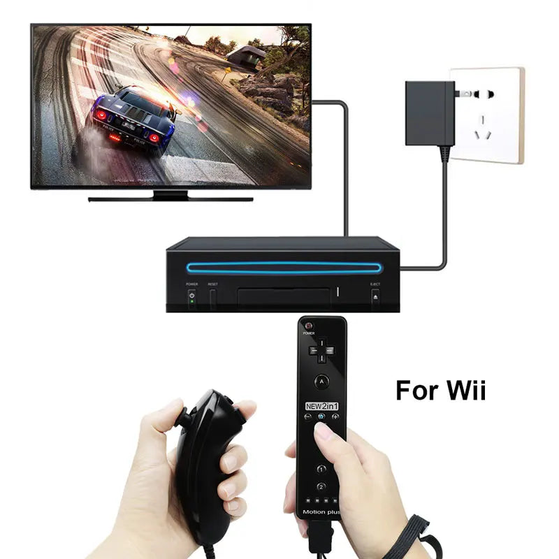 Controlador remoto Wii y Nunchuck con Motion Plus
