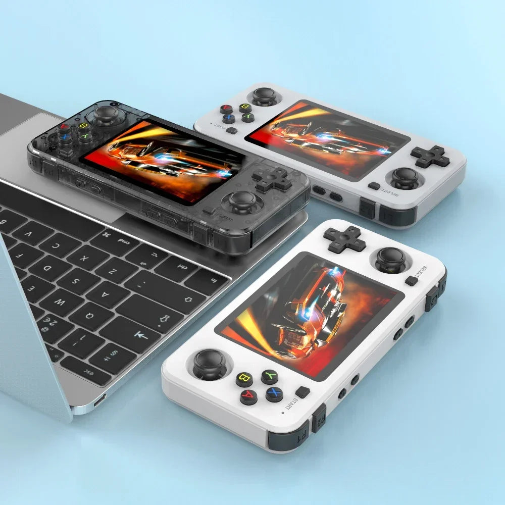 Consola de videojuegos portátil R36H, pantalla IPS de 3,5 pulgadas, más de 10000 juegos, emulador ARKOS para PS1/PSP/DC/N64/SS