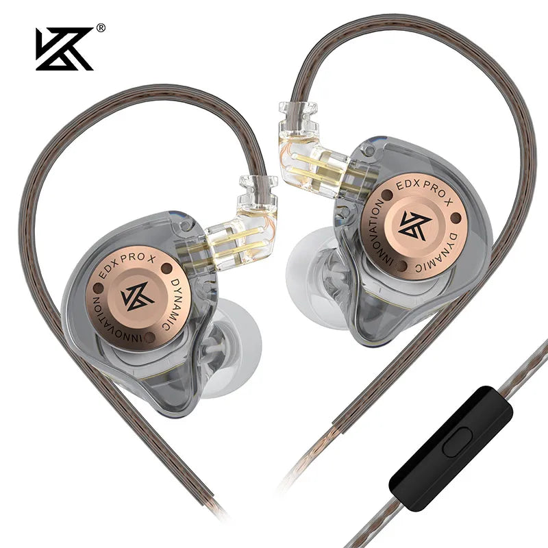 KZ EDX PRO X auriculares intrauditivos dinámicos HIFI Bass Music auriculares deportivos con cancelación de ruido ZSN ZST ZS10 pro x C12 CRA