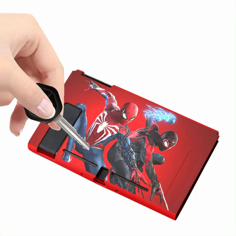 Funda Cool Spider para Nintendo Switch Oled, consola de juegos Joy Con, carcasa protectora de silicona TPU suave, accesorios
