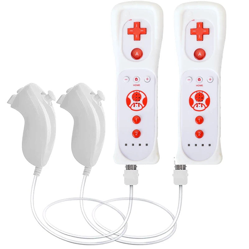 Controlador para mando a distancia Wii, Control de movimiento más incorporado para consola Wii/Wii U, inalámbrico, 1 Uds./2 uds.