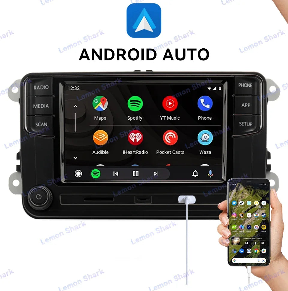 RCD440PRO Carplay Radio de coche para VW PQ Passat B5 B6 Golf MK5 MK6 Jetta 5 6 CC POLO Noame Android Auto Bluetooth MIB Multimedia
