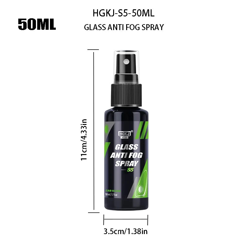 Spray antiniebla para ventana de coche, pintura líquida, pulido para el cuidado, agente antiniebla a prueba de lluvia, agua para el cuidado del coche, parabrisas, accesorio para automóvil