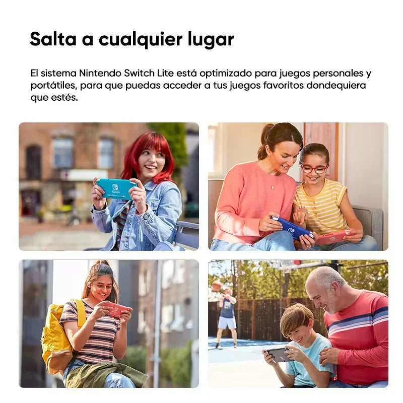 Consola de juegos Nintendo Switch Lite, pantalla táctil LCD de 5,5 pulgadas, almacenamiento interno de 32GB, Bluetooth 4,1, almohadilla de Control integrada más
