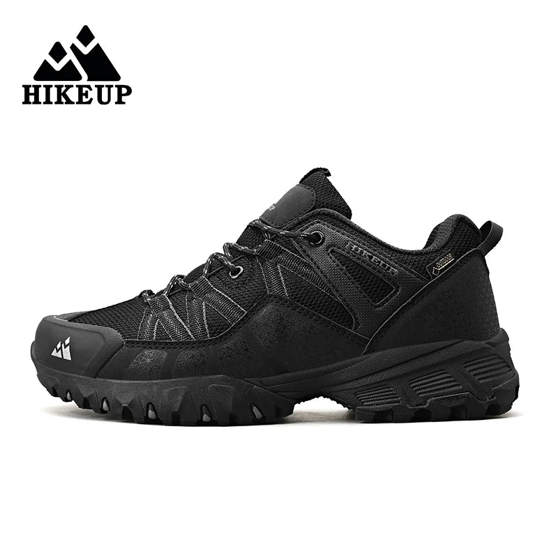HIKEUP, zapatillas antideslizantes con amortiguación transpirable, zapatos de senderismo para hombre, zapatillas deportivas para correr y senderismo, zapatos deportivos de montaña al aire libre para hombre