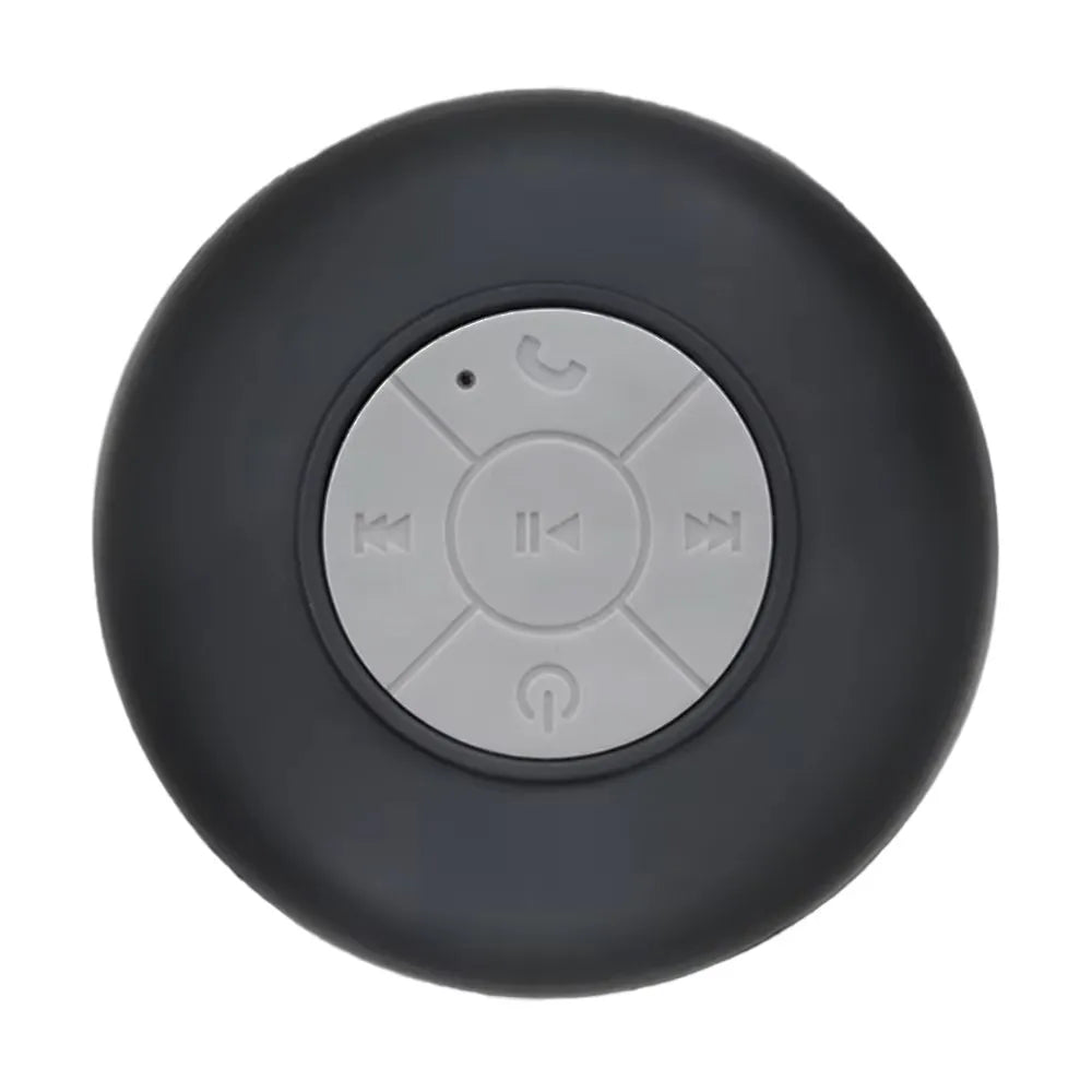 Altavoz Bluetooth resistente al agua con luces LED coloridas, fuerte ventosa y soporte para teléfono, mini altavoz portátil para exteriores/espectáculos