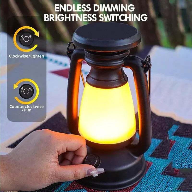 Decoración de carga, luz de ambiente, luz de caballo Retro, lámpara Led de escritorio, barra de Camping al aire libre, luz de mesa, linterna, decoración del hogar