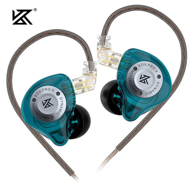KZ EDX PRO X auriculares intrauditivos dinámicos HIFI Bass Music auriculares deportivos con cancelación de ruido ZSN ZST ZS10 pro x C12 CRA