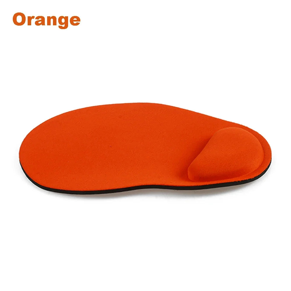 Alfombrilla de ratón ergonómica para reposamuñecas, soporte cómodo para la muñeca, antideslizante, suave, para PC, ordenador portátil