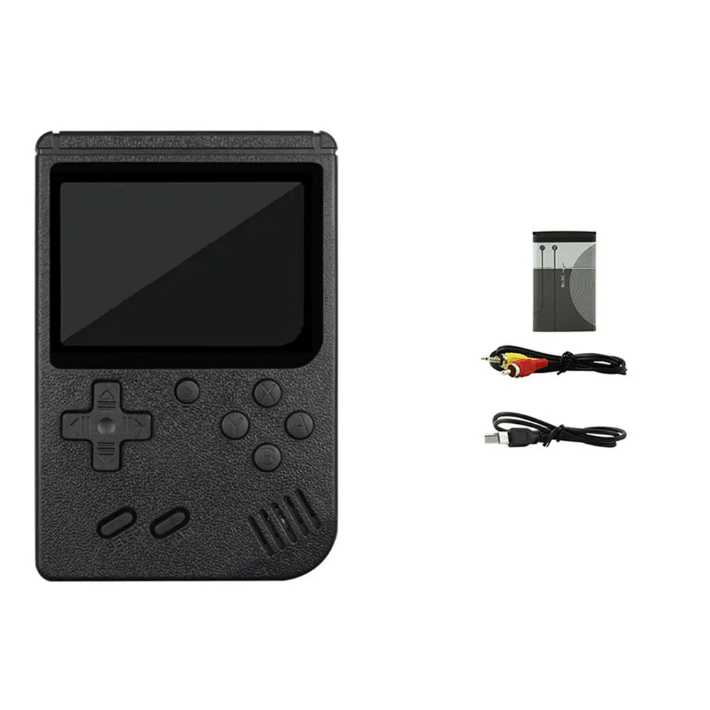 Consola de videojuegos clásica Retro para niños, miniconsola portátil de 8 bits con pantalla LCD de 3,0 pulgadas, 5 colores, 400 Juegos integrados