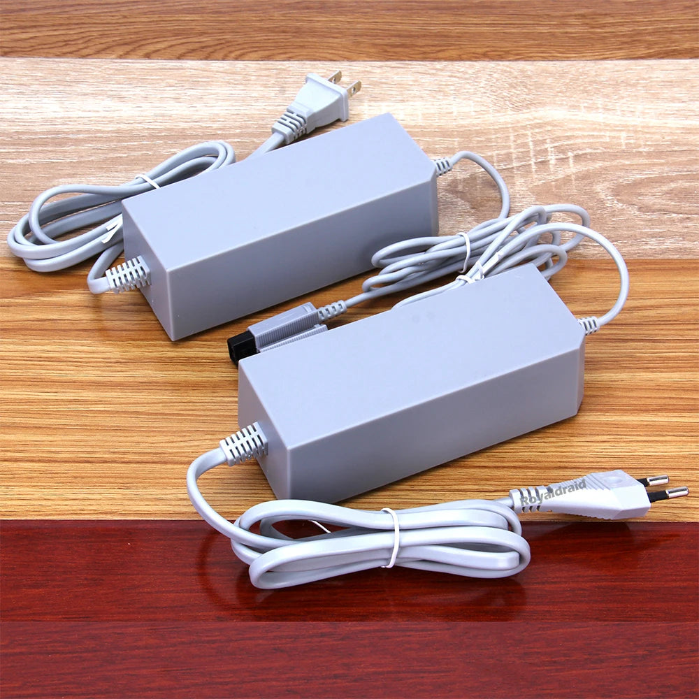Nuevo adaptador de corriente alterna con enchufe UE EE. UU. para consola Nintendo WII, cargador de Cable de carga 100-240V DC 12V/3.7A, fuente de alimentación para consola Wii
