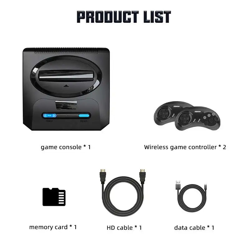 Consola de videojuegos Segas-MD de 16 bits para Sega Mega Drive Genesis FC Dendy, compatible con salida HDMI, máquina de juegos Retro