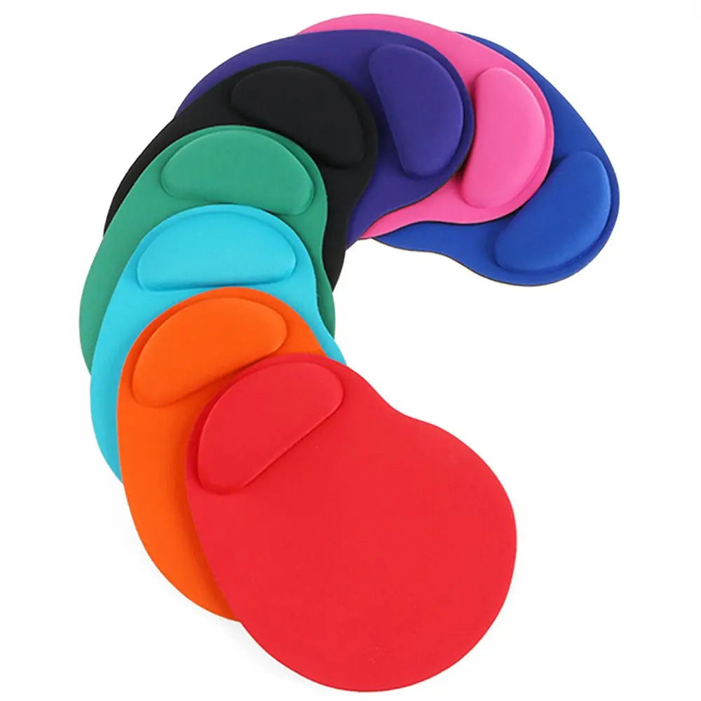 Alfombrilla de ratón ergonómica para reposamuñecas, soporte cómodo para la muñeca, antideslizante, suave, para PC, ordenador portátil