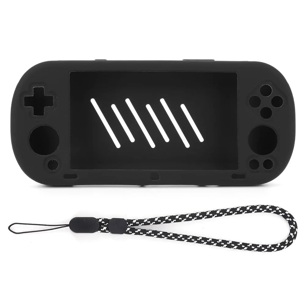 Estuche de transporte duro de EVA para consola de juegos, bolsa de almacenamiento protectora de silicona con película de vidrio templado para triple Smart Pro