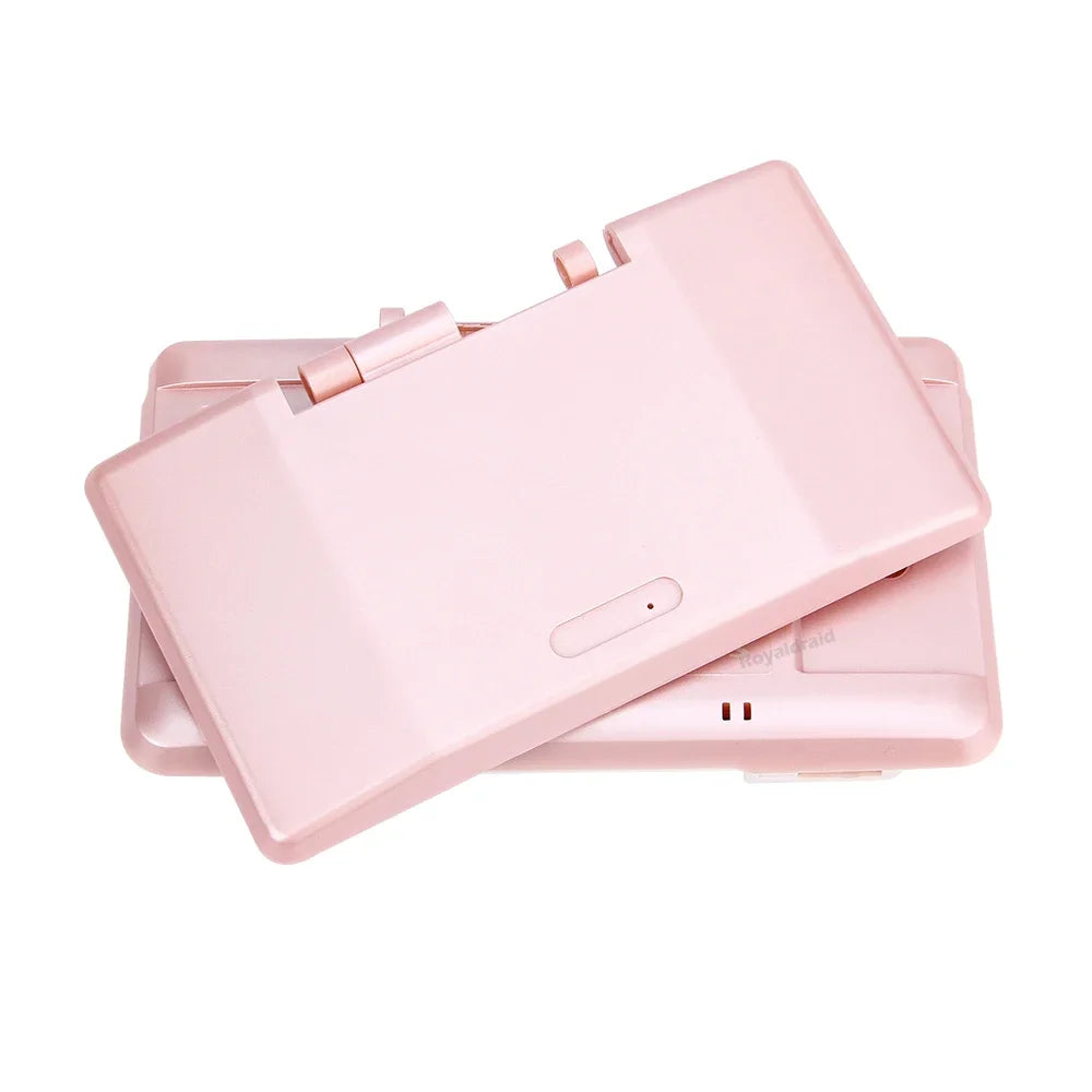 Carcasa de repuesto para consola NDS, DS, NDS, accesorios con botones, 6 colores, azul y rojo
