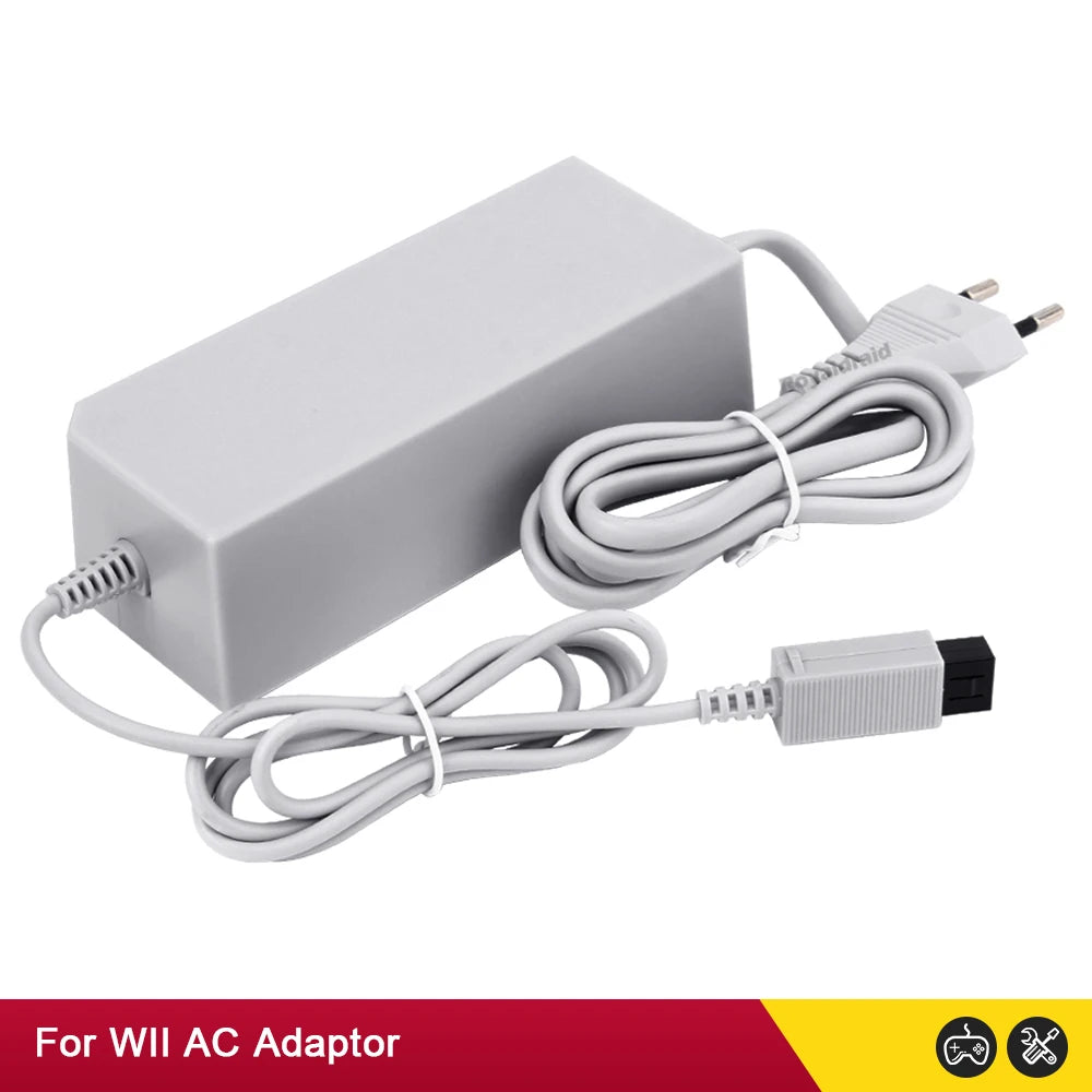 Nuevo adaptador de corriente alterna con enchufe UE EE. UU. para consola Nintendo WII, cargador de Cable de carga 100-240V DC 12V/3.7A, fuente de alimentación para consola Wii