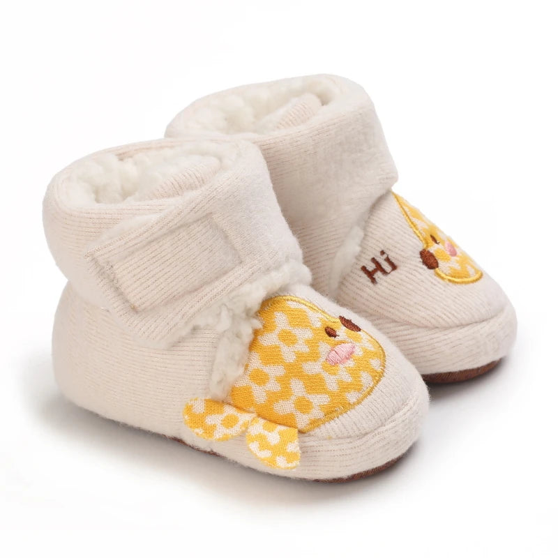 Moda bebé niñas niños lindo suave dibujos animados algodón niño zapatos primeros caminantes zapatos para recién nacidos