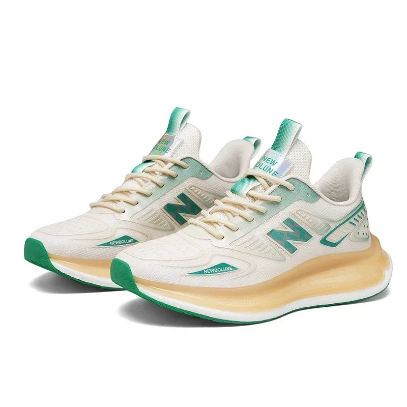 Zapatillas de correr originales para hombre y mujer, zapatillas informales transpirables de malla plana ligera de EVA, zapatillas de tenis de diseño de lujo para Unisex