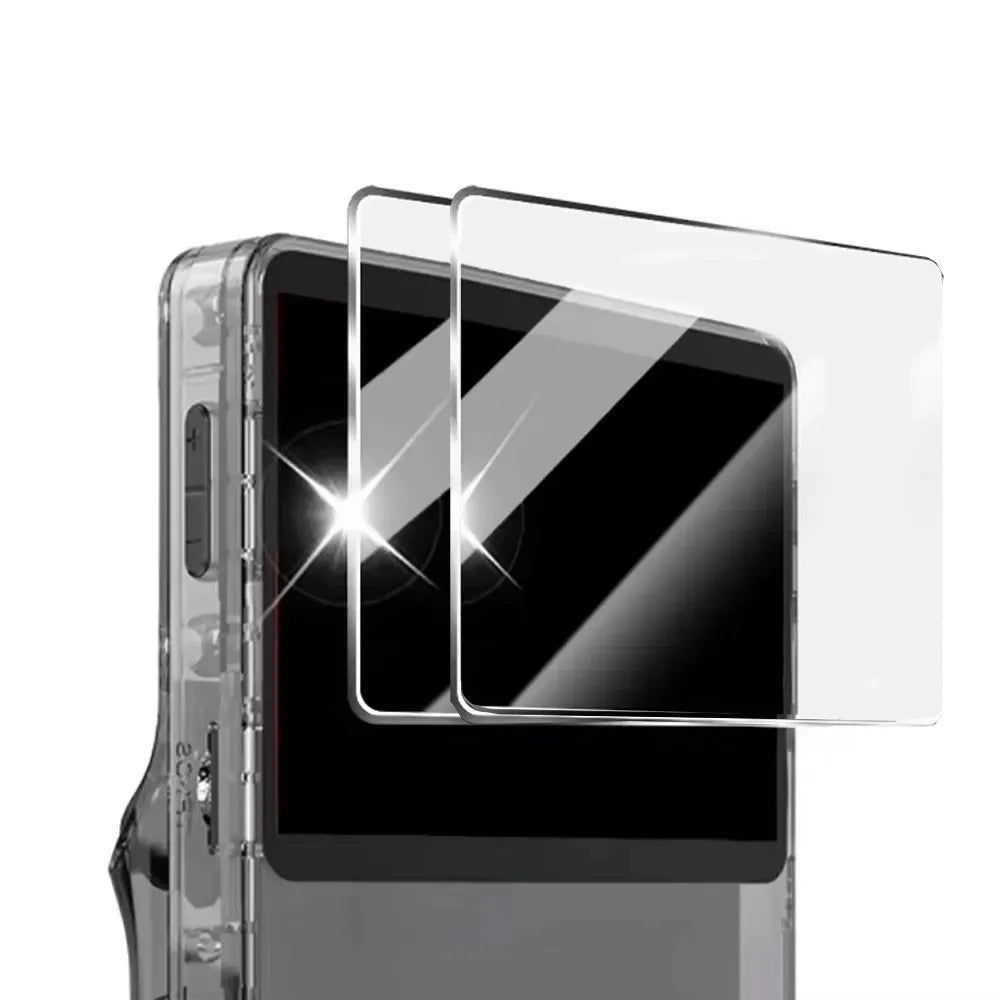 Estuche de almacenamiento 4 en 1 para consola de juegos, bolsa de transporte de viaje, protectores de pantalla, película de vidrio templado para accesorios R36S R36MAX K36