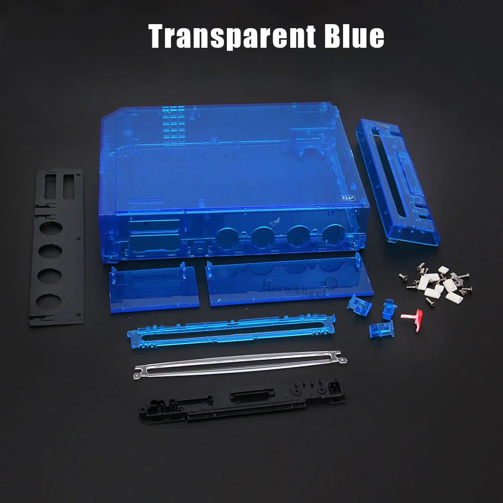 Con cubierta de embalaje al por menor, juego completo de piezas de repuesto de carcasa para consola de juegos Wii, estuche de reparación con botones, 11 colores