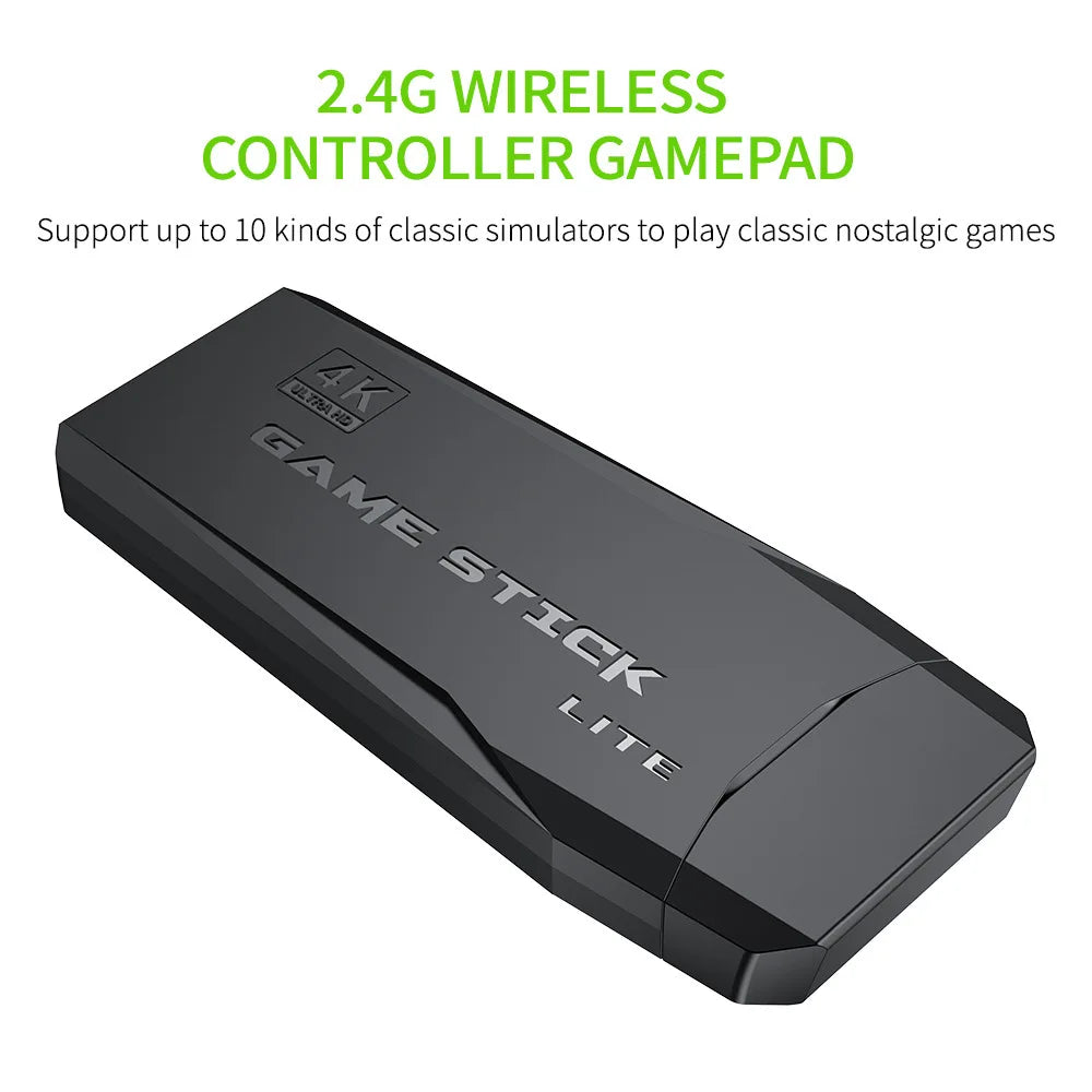 Consola de videojuegos Sticks M8, mando inalámbrico Dual de 2,4G, juego Retro 4K para Dropshiopping, regalo de Navidad