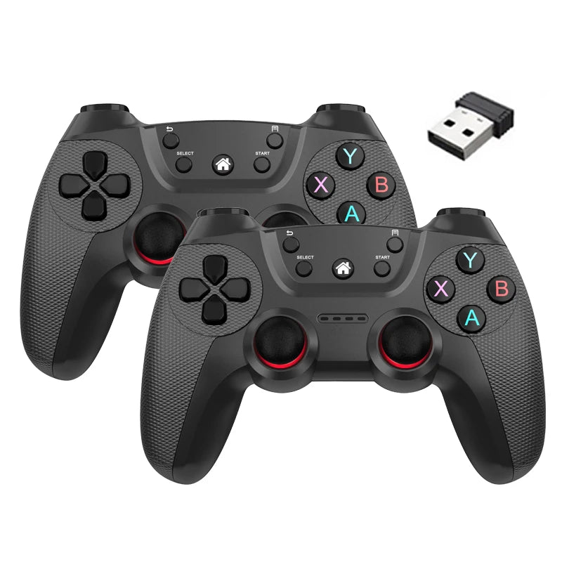 Controlador de juego doble inalámbrico de alta calidad, 2,4G, para M8/GD10/G11 Pro/X2, Joystick para teléfono Linux/Android