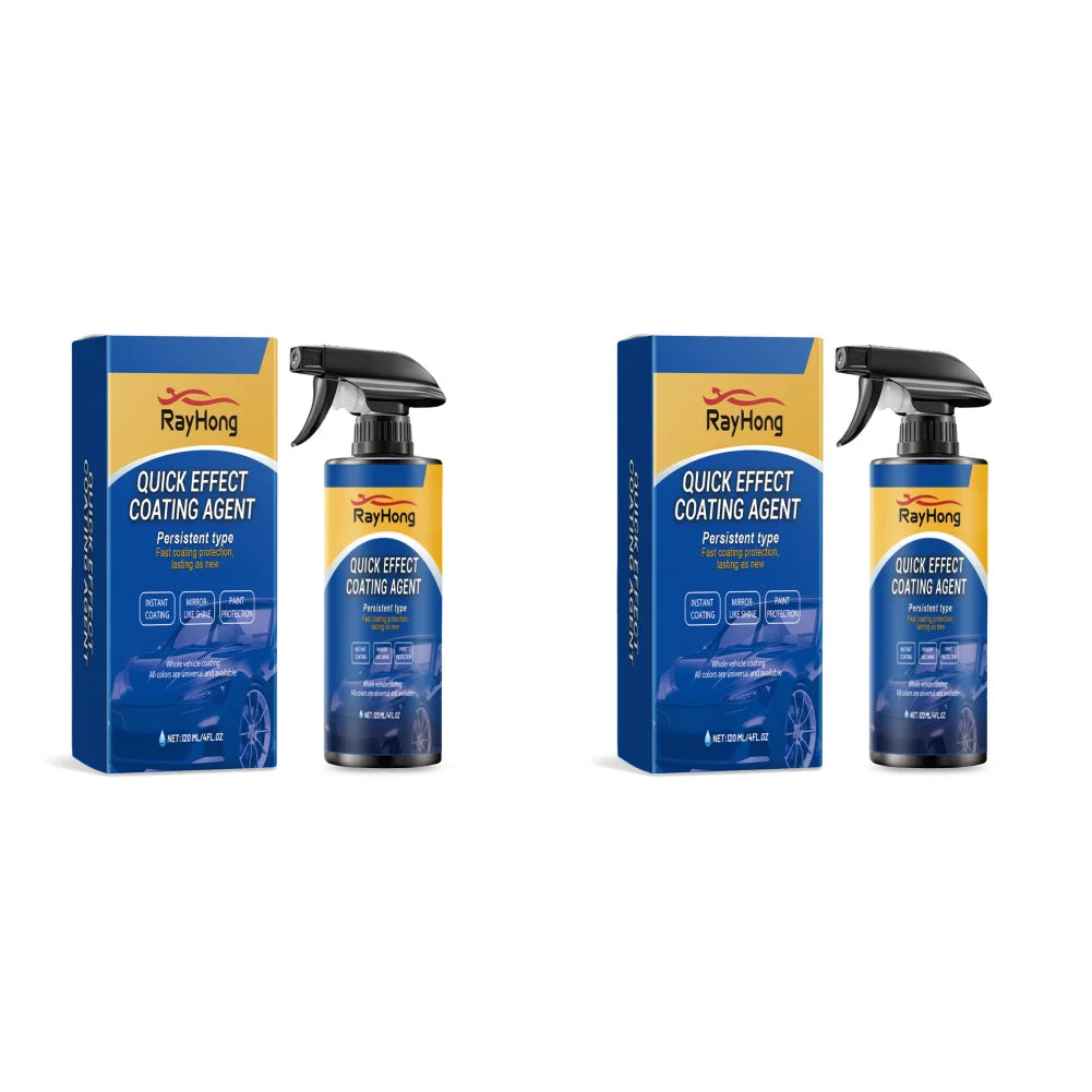 Spray de mantenimiento de abrillantado de coche de secado rápido, 1-5 uds., 120ML, revestimiento cerámico, capa hidrofóbica de revestimiento automático para abrillantado de coches