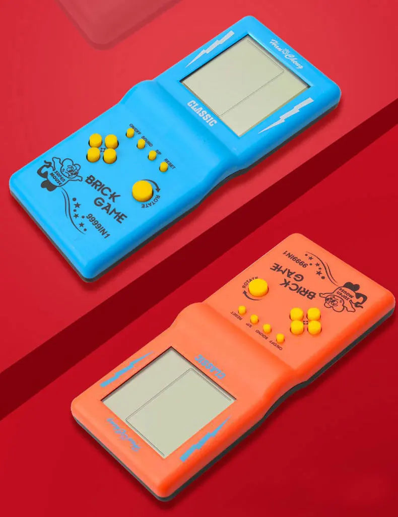 Reproductores de juegos portátiles Retro clásicos para consola Tetris, máquina de juegos de bolsillo nostálgica de pantalla grande para niños, juguetes rompecabezas para niños