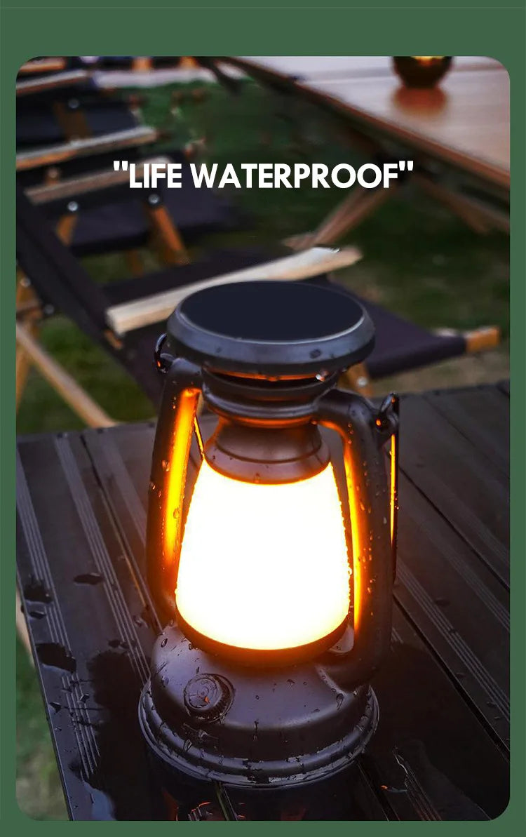 Decoración de carga, luz de ambiente, luz de caballo Retro, lámpara Led de escritorio, barra de Camping al aire libre, luz de mesa, linterna, decoración del hogar