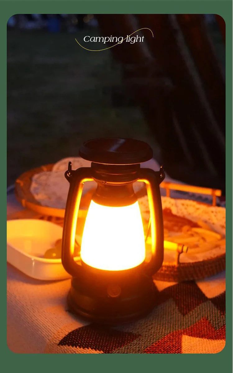 Decoración de carga, luz de ambiente, luz de caballo Retro, lámpara Led de escritorio, barra de Camping al aire libre, luz de mesa, linterna, decoración del hogar