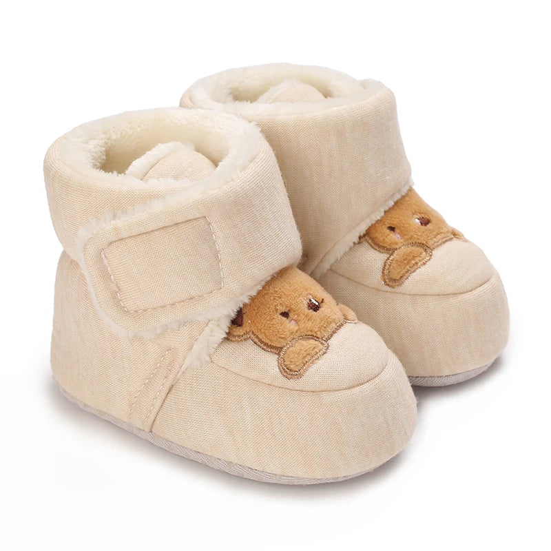 Moda bebé niñas niños lindo suave dibujos animados algodón niño zapatos primeros caminantes zapatos para recién nacidos